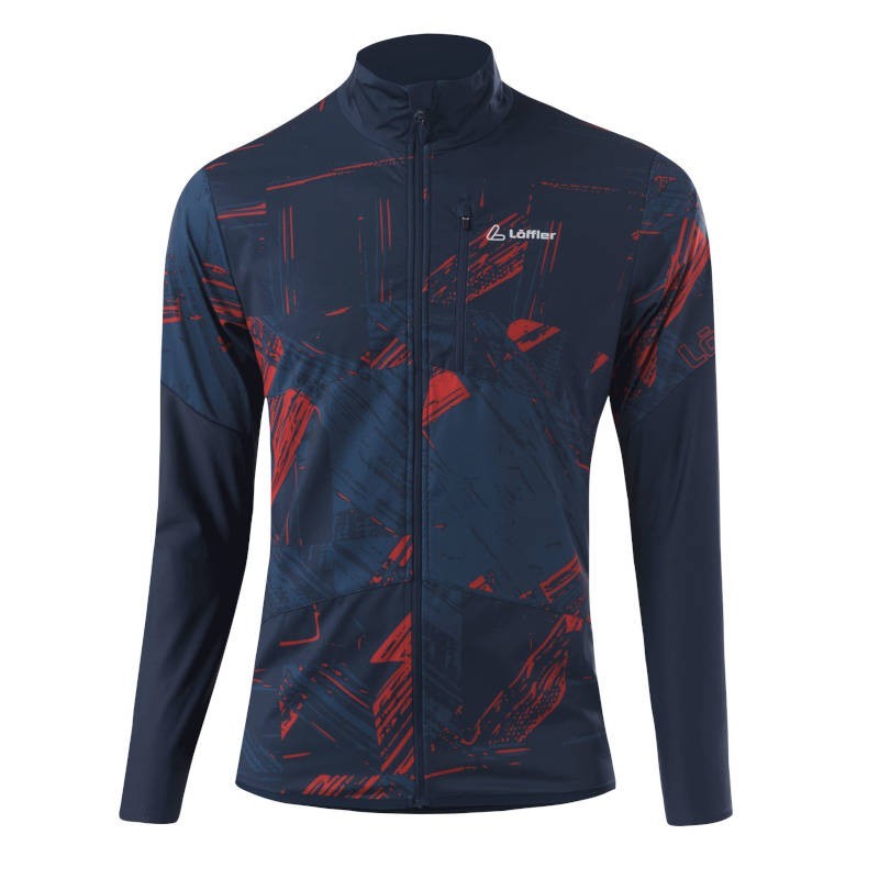 Veste pour hommes Löffler WorldCup 24 VTX bleu foncé Veste pour hommes Löffler WorldCup 24 VTX bleu foncé